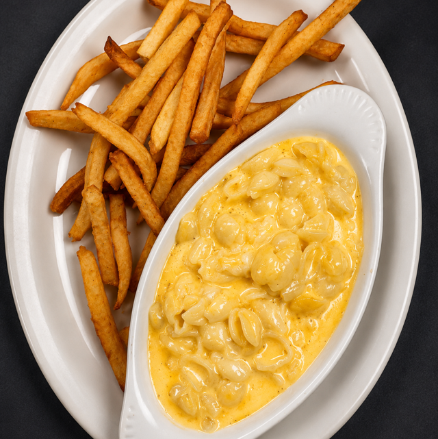 Mac and Cheese with Fries.