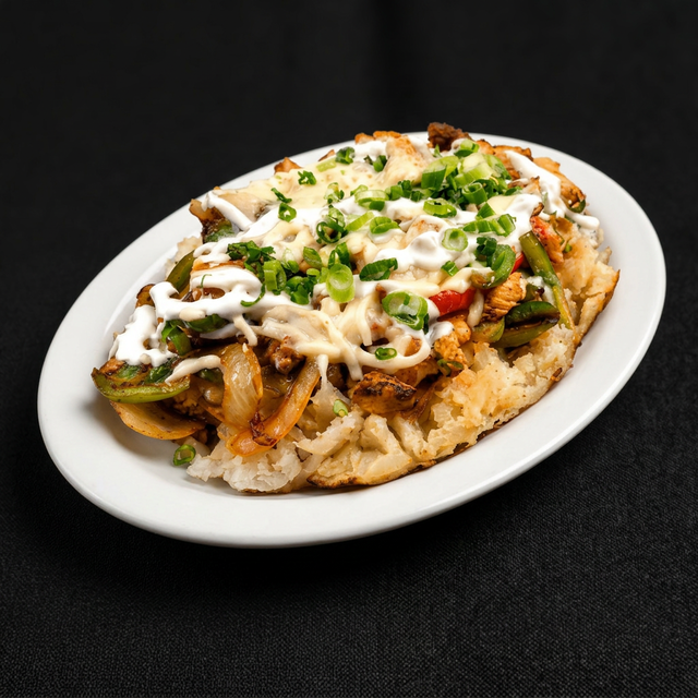Loaded Baked Potato Fajita.